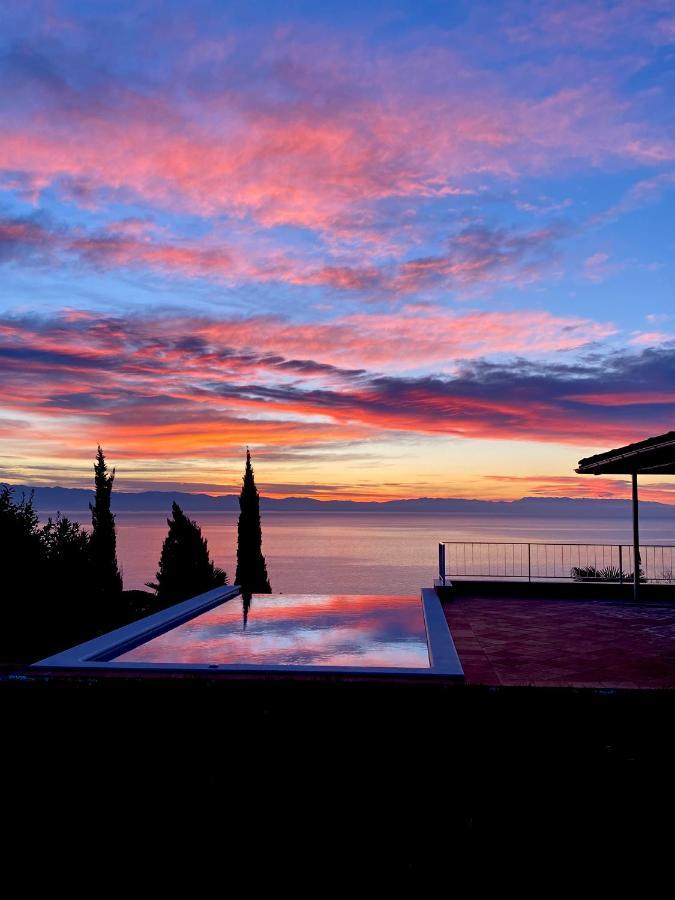 Villa Lovran - 150M To The Beach - Infinity Pool - Incredible Sea View - Fitness Room Экстерьер фото