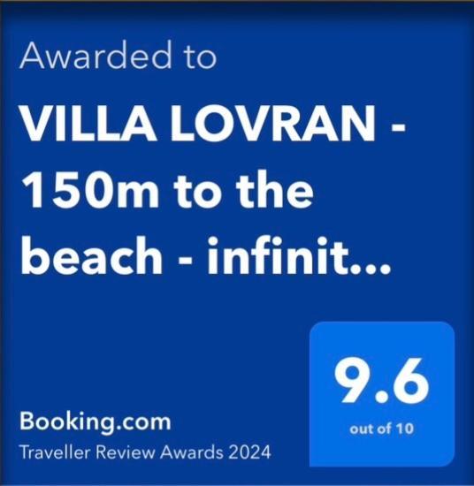 Villa Lovran - 150M To The Beach - Infinity Pool - Incredible Sea View - Fitness Room Экстерьер фото